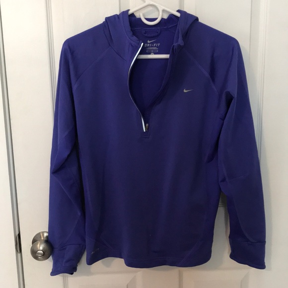Nike Tops - Nike Running Top with Hood